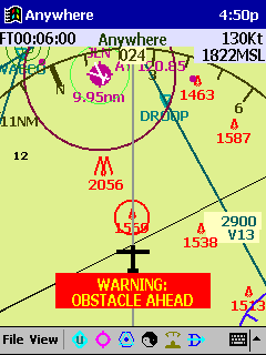 Anywhere Map screens