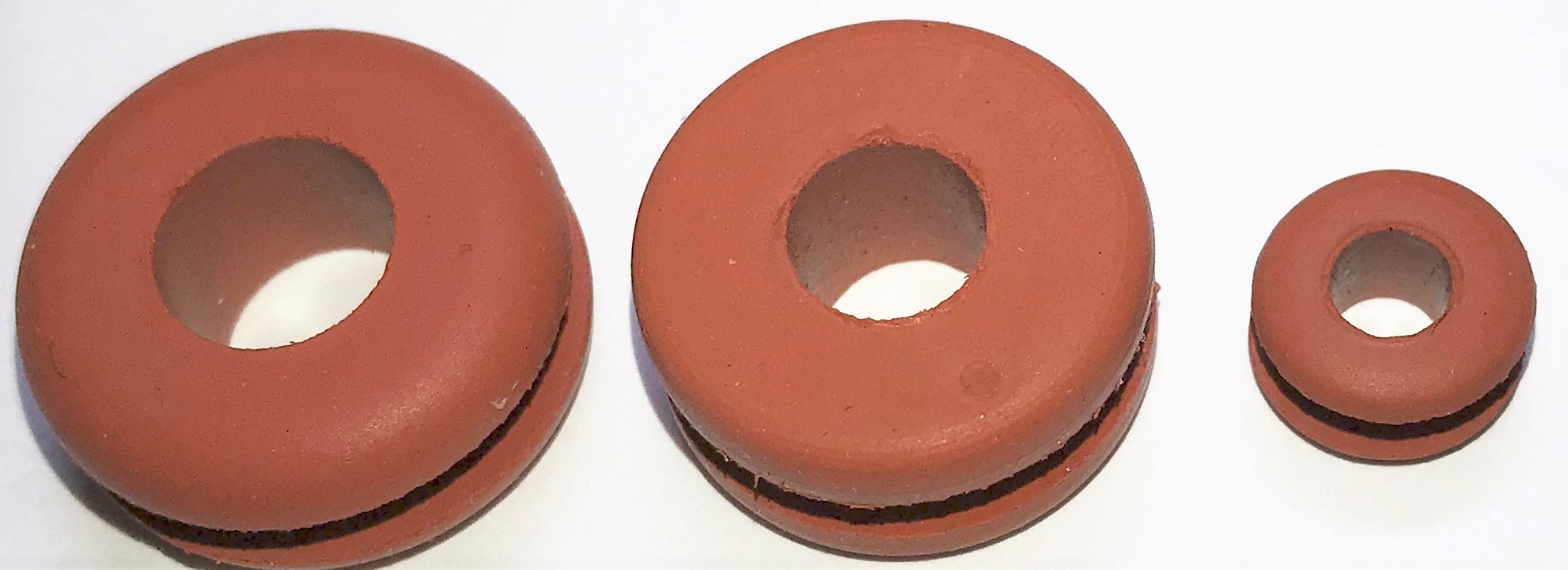 1 3/4" ID x 2 3/8 OD 2" Firewall Rubber Grommets for 1/8" panel